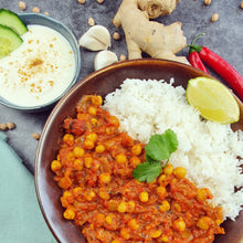 Afbeelding in Gallery-weergave laden, Chana Masala met rijst
