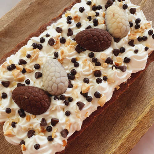 vegan hazelnoot-chocolade-ijstaart om van te smullen!